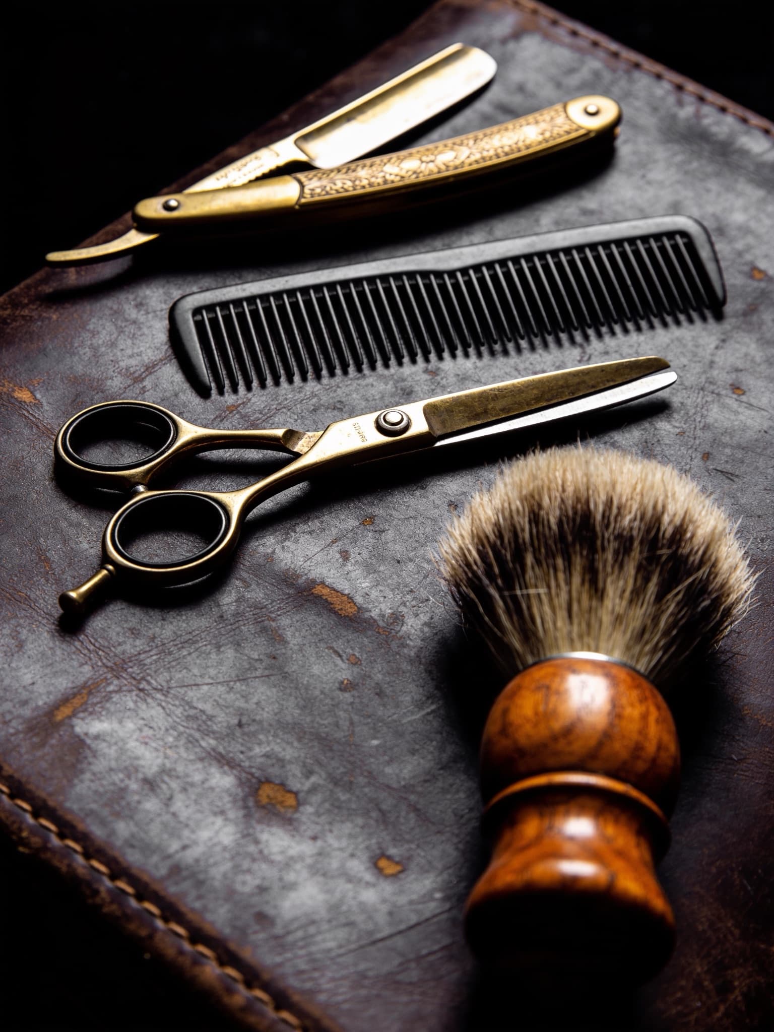 Klassisches Barber-Werkzeug bei The Blade